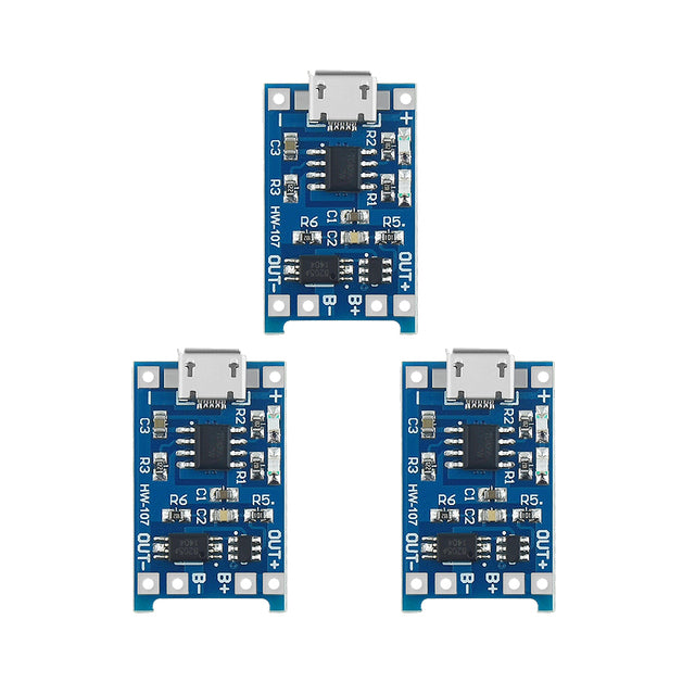 Micro USB 18650 Lithium Battery Charging Board