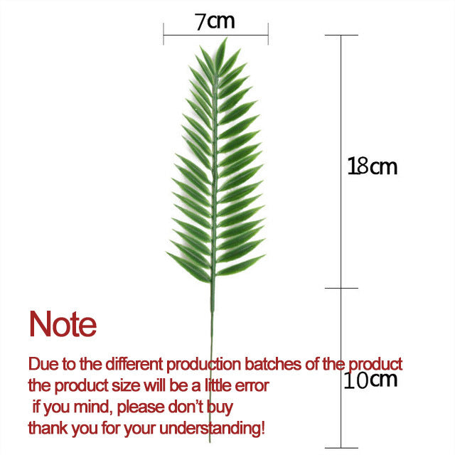 Artificial Plants Tropical Monstera Palm Leaves