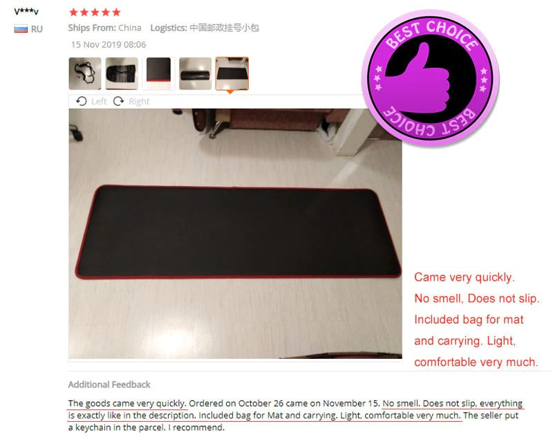 10mm Non-Slip Yoga Mat 183cm*61cm Thickened NBR Gym Mats