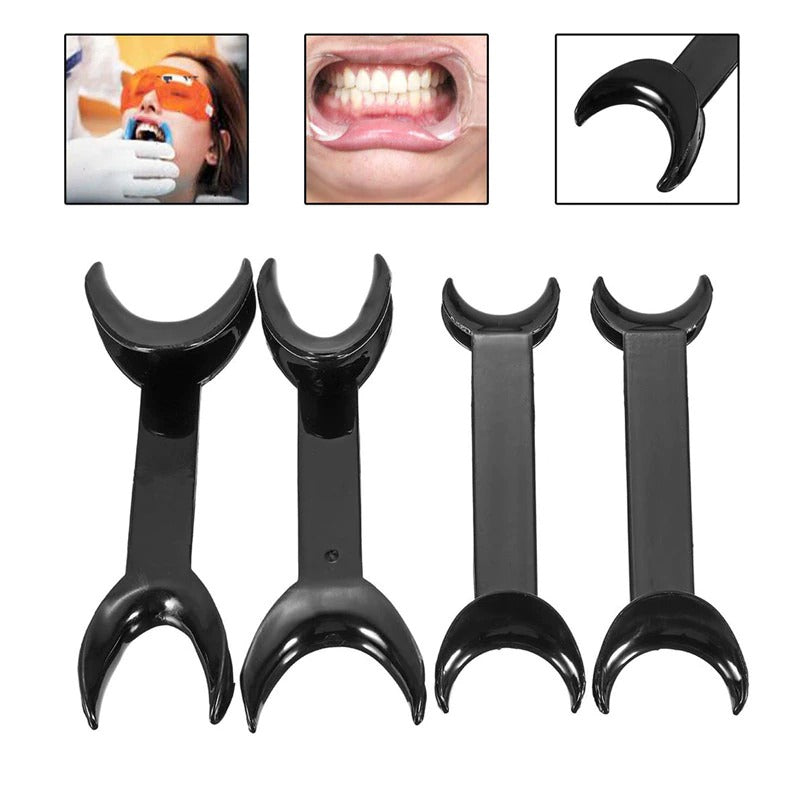 4 PCS Dental Tool T-Shape Intraoral Cheek Lip Retractor Opener