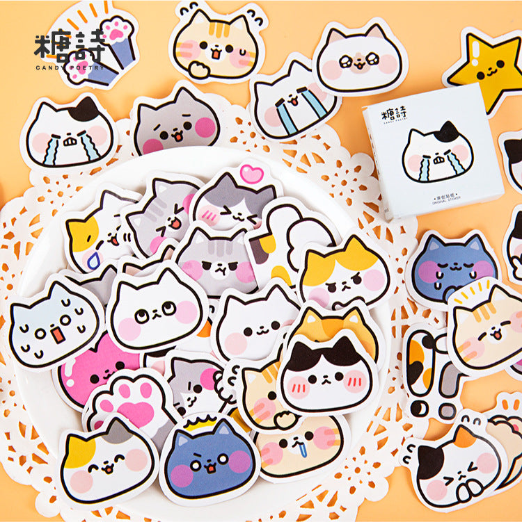Cute Cat Stickers Vinyl