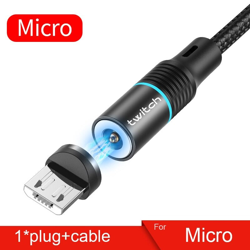 USB Cable Magnetic Charger Wire Cord