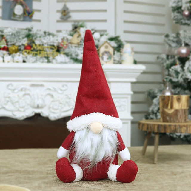 Faceless Doll Merry Christmas Decorations for Home