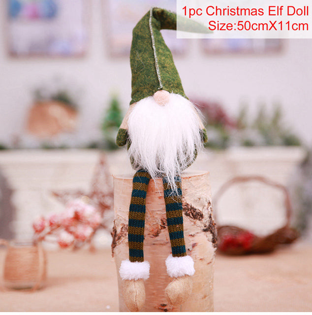 Christmas Faceless Doll Merry Christmas Decorations