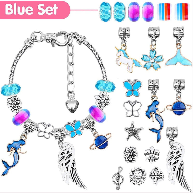 Christmas Jewerly Making Kit Charm Bracelet Necklaces