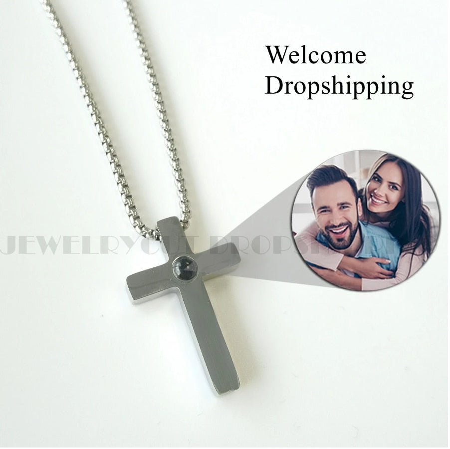 Personalized Photo Projection Necklace