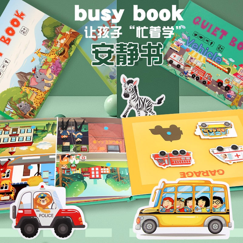 My First Busy Book Montessori Toys