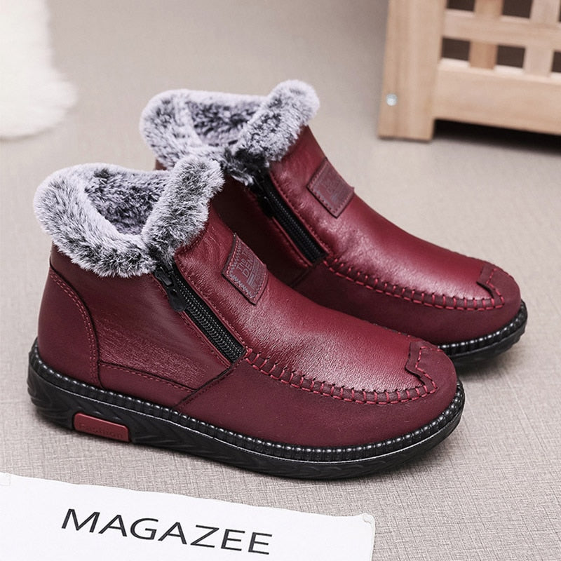 Snow Boots Women Shoes Warm Plush