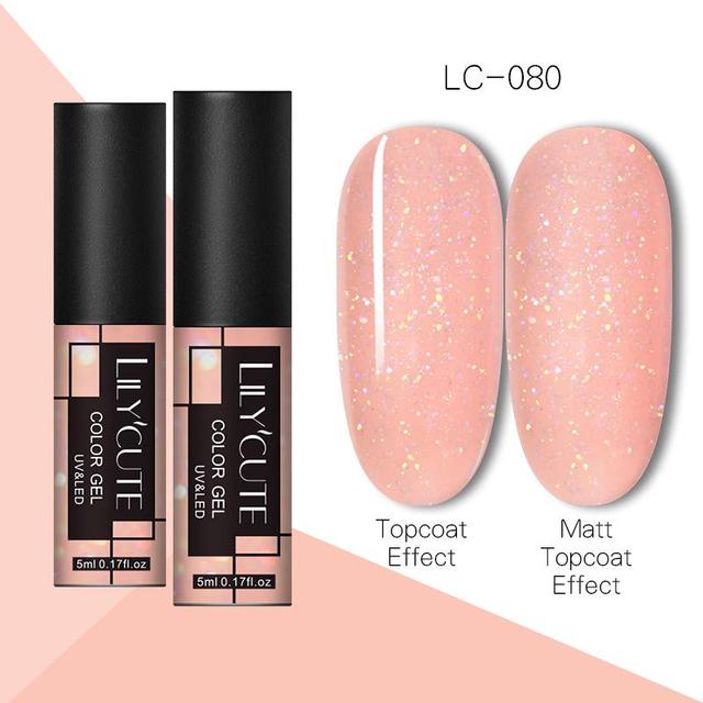 Holographic Nail Gel Polish Luminous 3D Magnetic Glitter