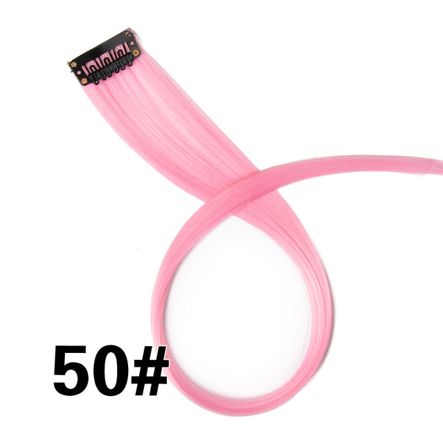 Synthetic Hair Extensions With Clips Heat Resistant
