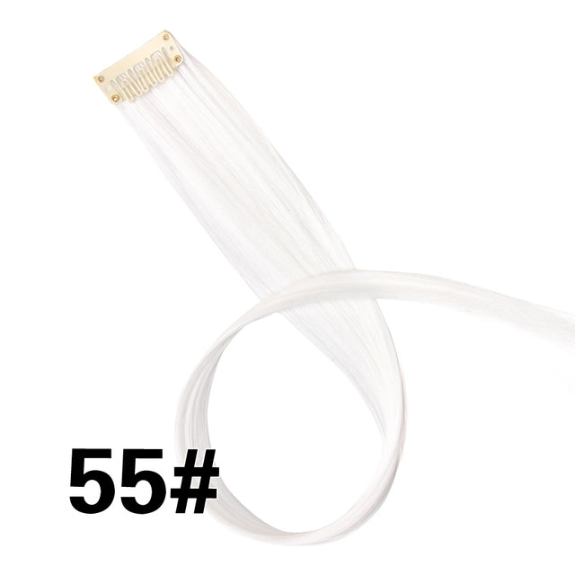 Synthetic Hair Extensions With Clips Heat Resistant