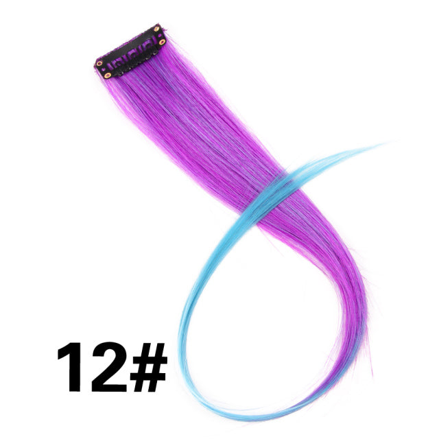 Synthetic Hair Extensions With Clips Heat Resistant