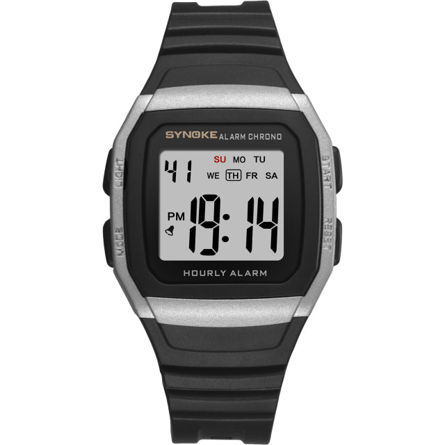 Sport Watch With Black Band Electronic