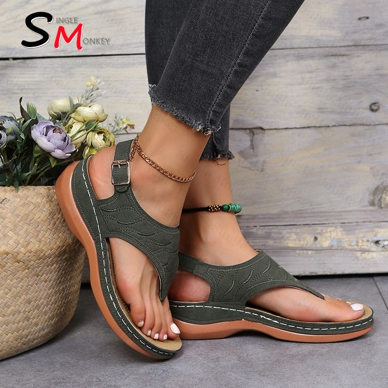 Summer Oxford Women Sandals Flats Slippers
