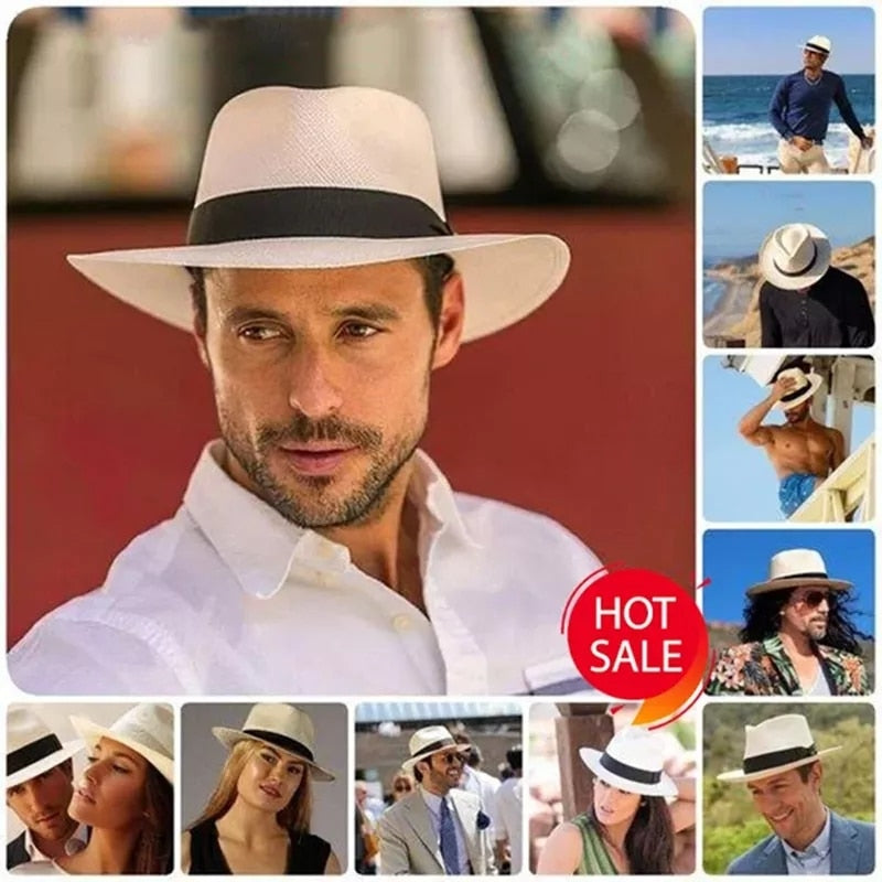 Classic Panama Hat-Handmade In Ecuador Sun Hats