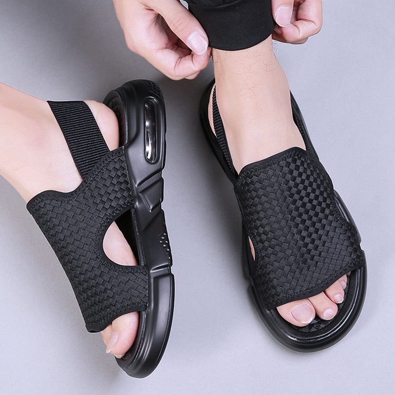 Summer Men Sandals Mesh Casual Shoes