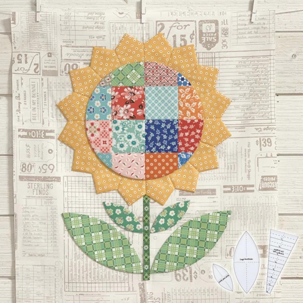 Sunflower Quilt Templates