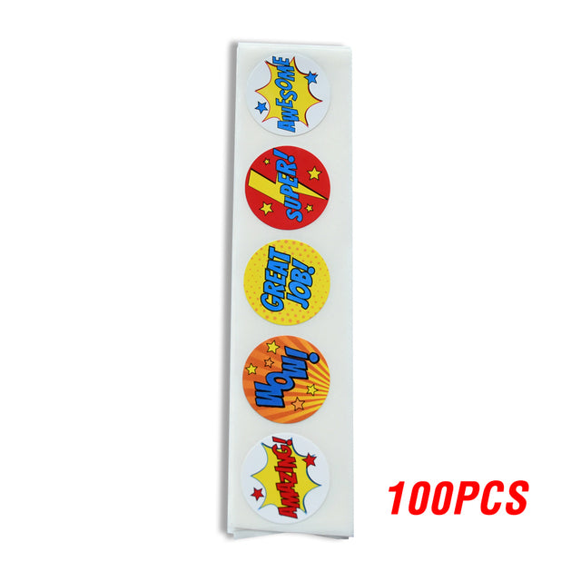 Super Hero Reward Stickers