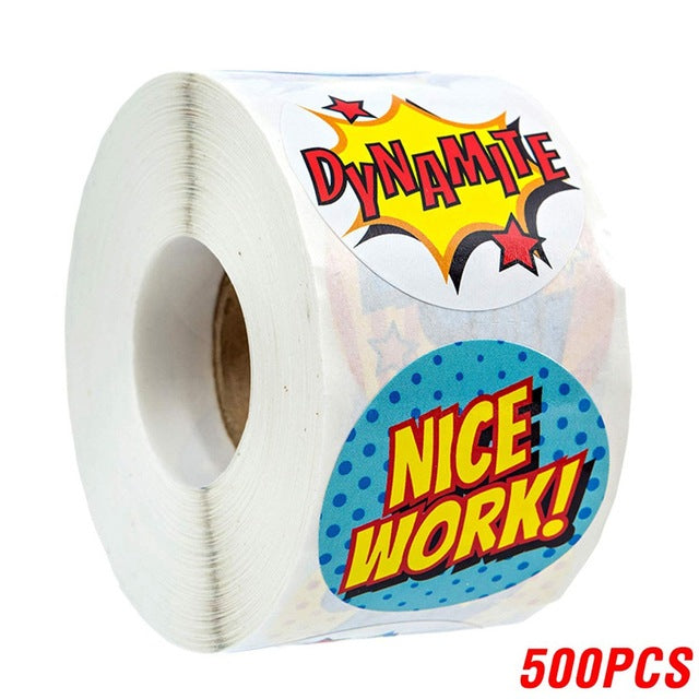 Super Hero Reward Stickers