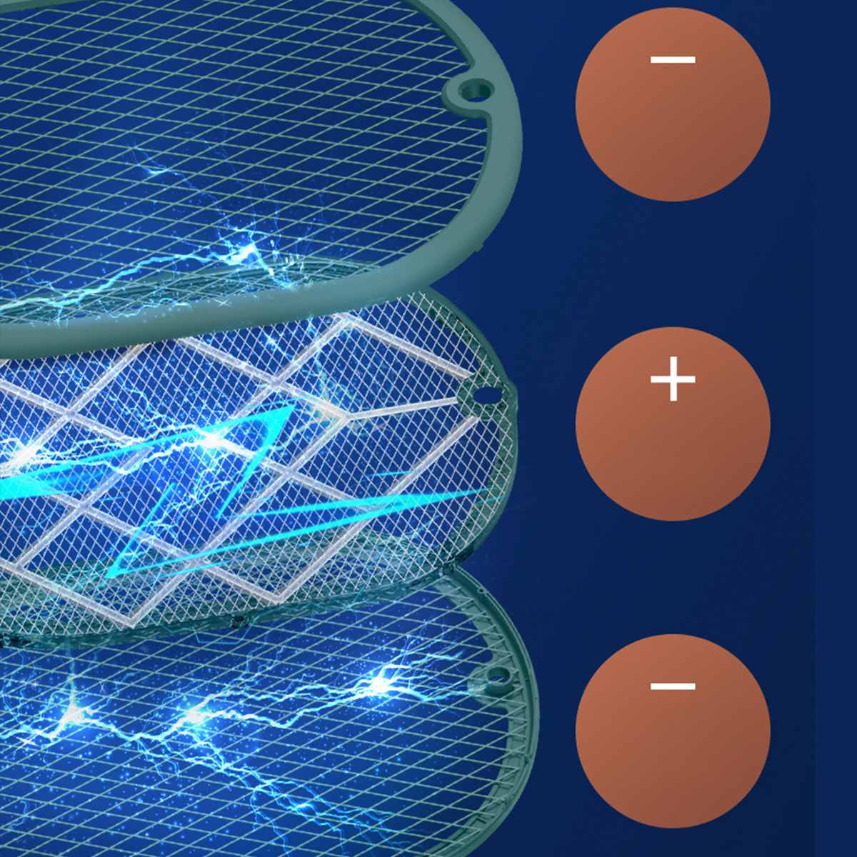 Rechargeable Summer Mosquito Swatter Kill Fly Bug