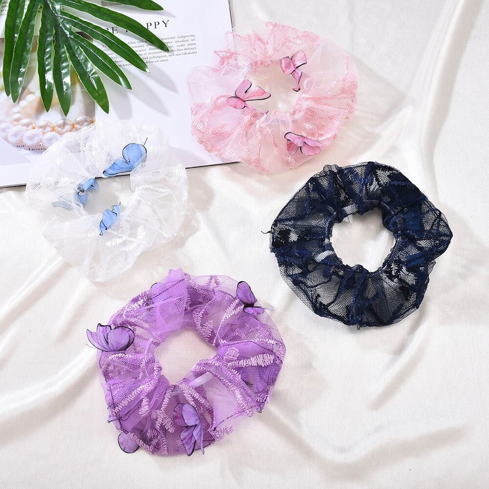 Elastic Hair Bands Pure Color Rubber Band Hair Accessories