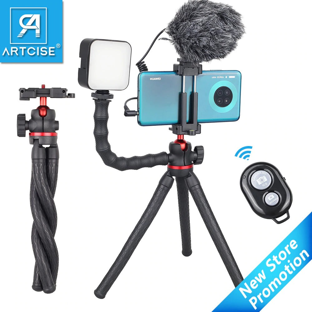 Octopus Tripod for iPhone Samsung Xiaomi Huawei Mobile Phone Smartphone Phone Stand