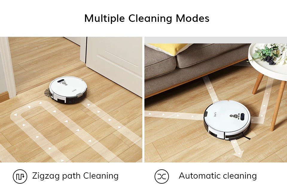 ILIFE V8 Plus Robot Vacuum Cleaner  Large Dustbin Water Tank