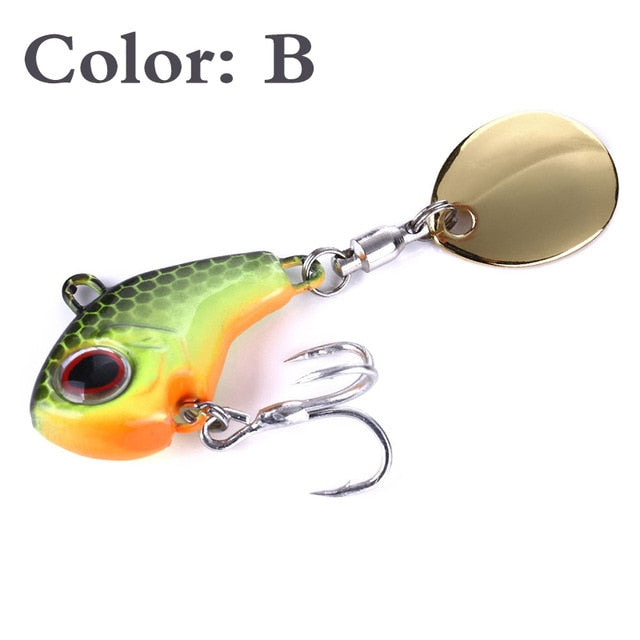 Rotating Metal VIB vibration Bait Spinner