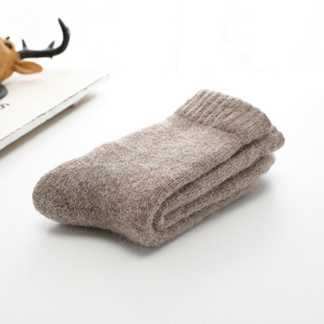 Super Thicker Solid Socks Merino Wool