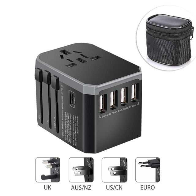 Universal Travel Adapter International Wall AC Plug Adaptor