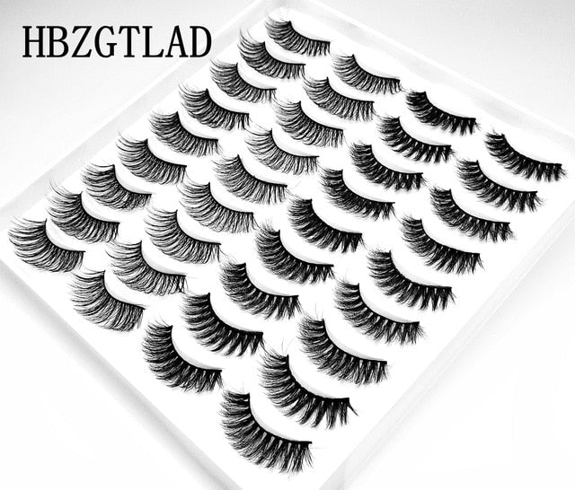 False Eyelashes Handmade Wispy Fluffy