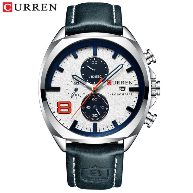 Men Watches Top Brand Luxury CURREN Military Analog Quartz Watch