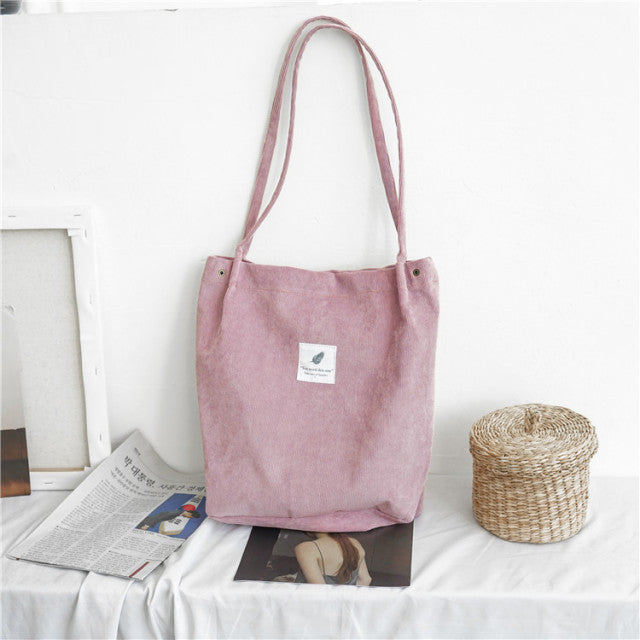 Women Corduroy Shoulder Bags