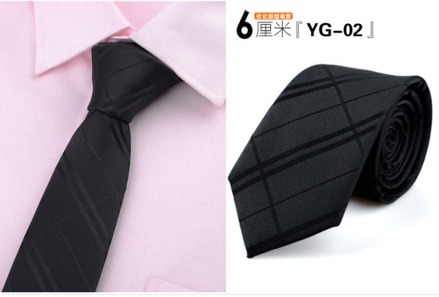 Wedding dress necktie fashion plaid