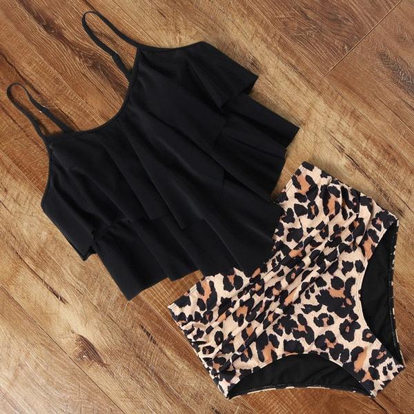 Leopard Bikini High Waist Bikini
