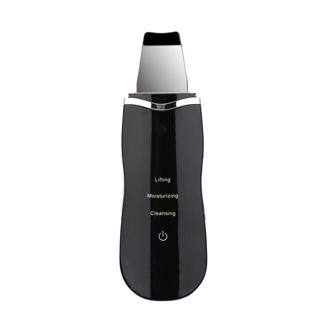 Professional Ultrasonic Facial Skin Scrubber Ion Deep Face Cleaning Peeling