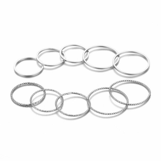 Round Hollow Geometric Rings