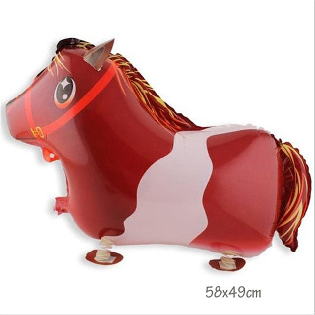 Mixed Walking Helium Balloon Cute Cat Dog