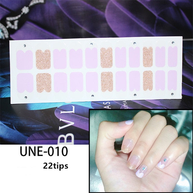 1 Sheet Glitter Series Powder Sequins Fashion Nail Art Stickers