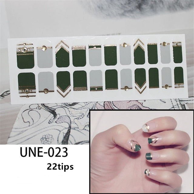 1 Sheet Glitter Series Powder Sequins Fashion Nail Art Stickers