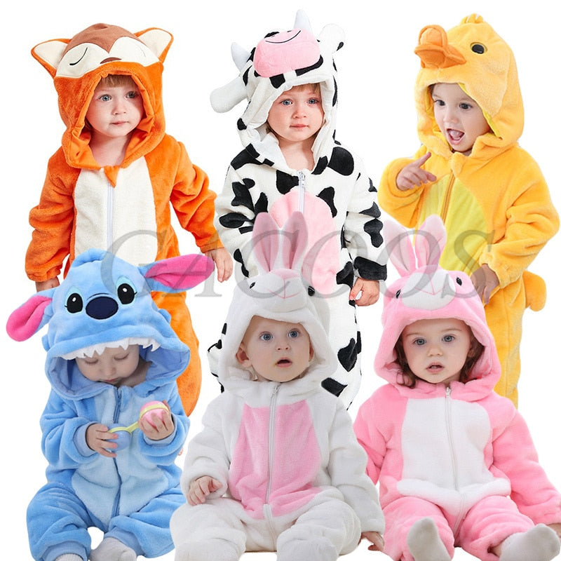 Baby Romper Newborn Hooded Infant Clothing