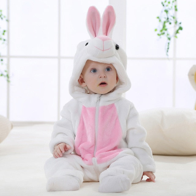 Baby Romper Newborn Hooded Infant Clothing