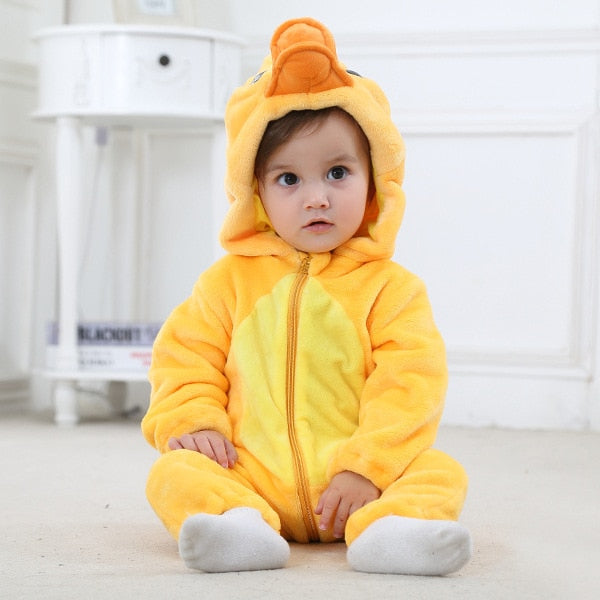 Baby Romper Newborn Hooded Infant Clothing