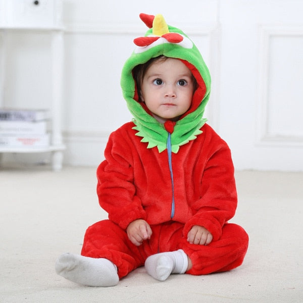 Baby Romper Newborn Hooded Infant Clothing