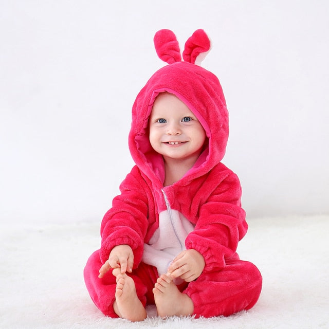 Baby Romper Newborn Hooded Infant Clothing