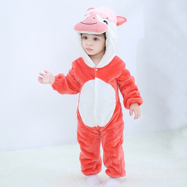 Baby Romper Newborn Hooded Infant Clothing