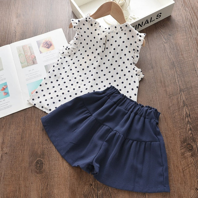 Melario Cotton Girls Clothing Sets Summer
