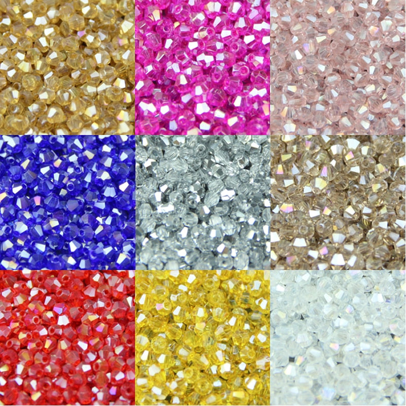 3mm 200pcs AAA Bicone Upscale Austrian crystals beads