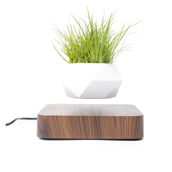 Air Bonsai Pot Rotation Planters Magnetic Levitation Flower