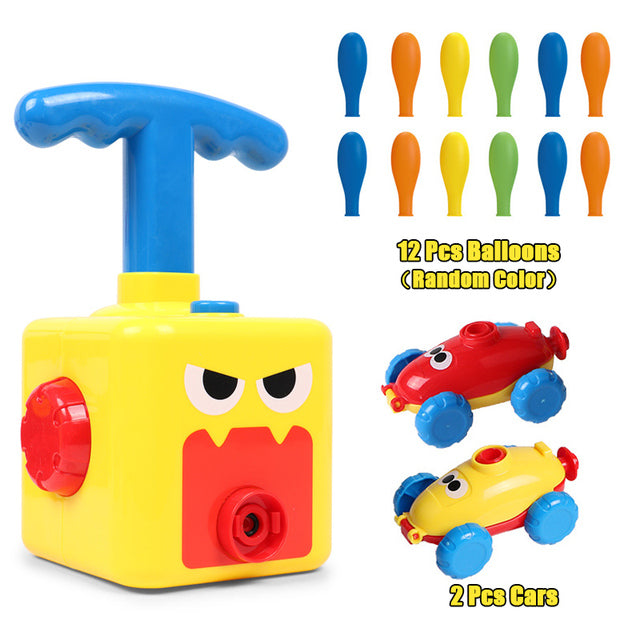 Power Balloon Launch Tower Toy Puzzle for Children